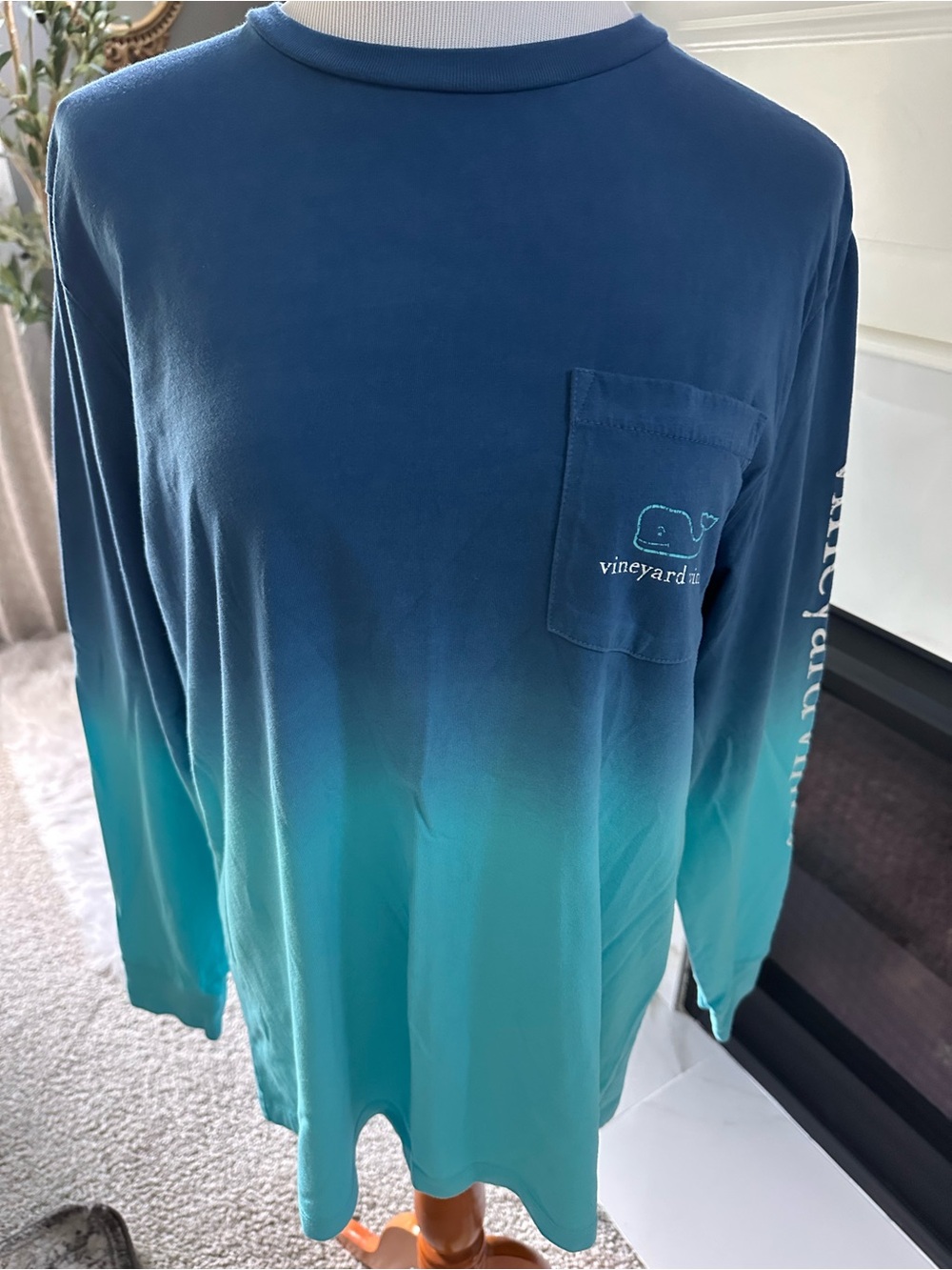 Vineyard Vines Blue Ombré Shirt